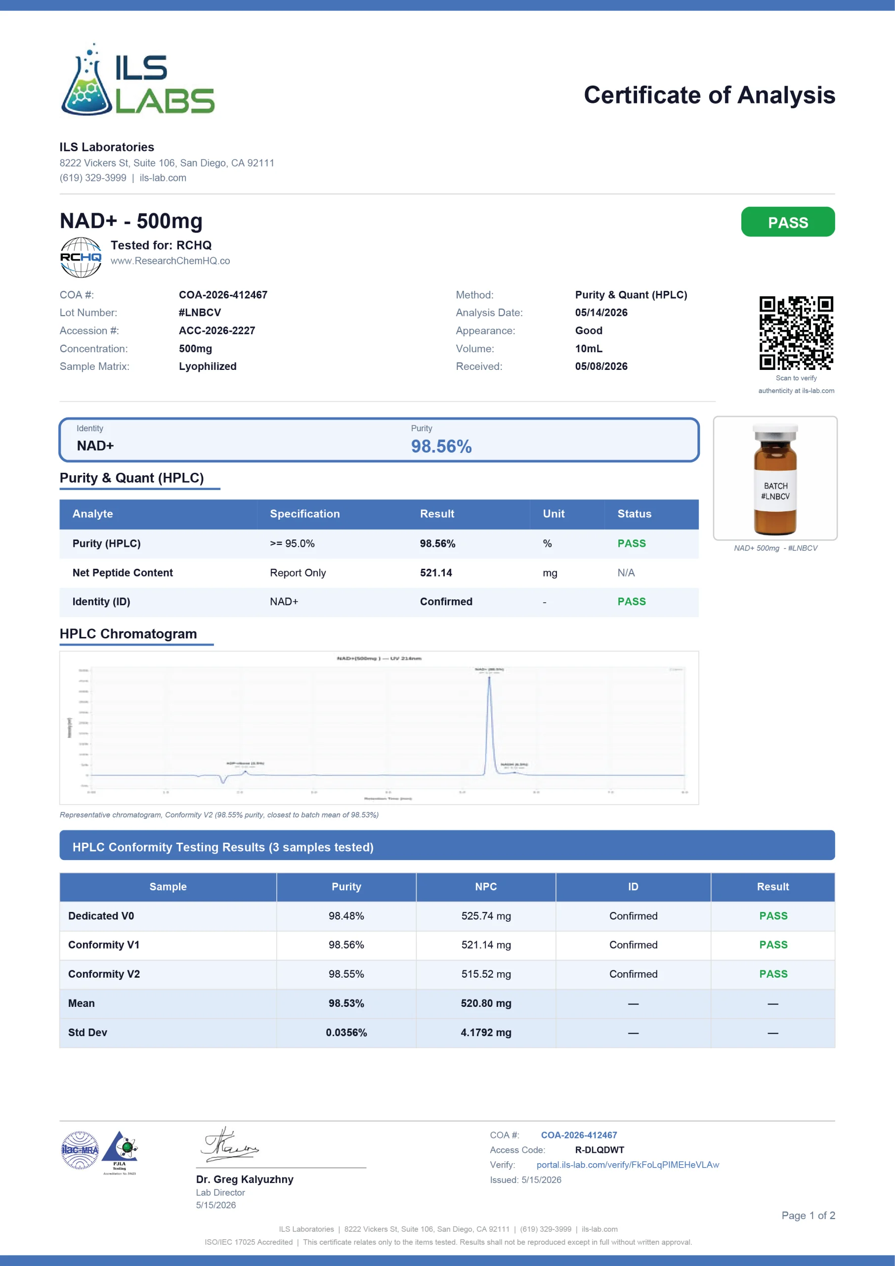 NAD COA May 2026-01