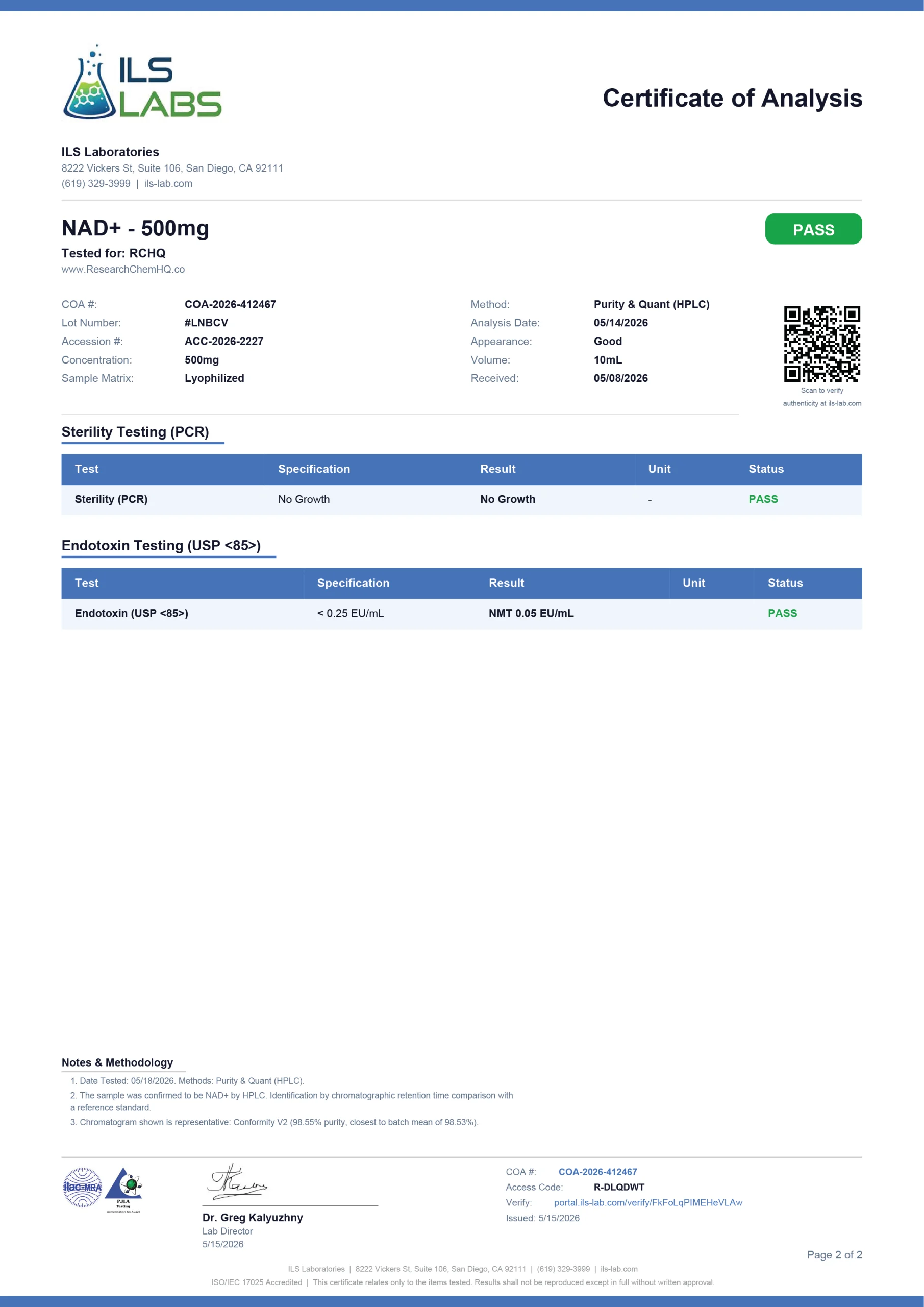 NAD COA May 2026-02