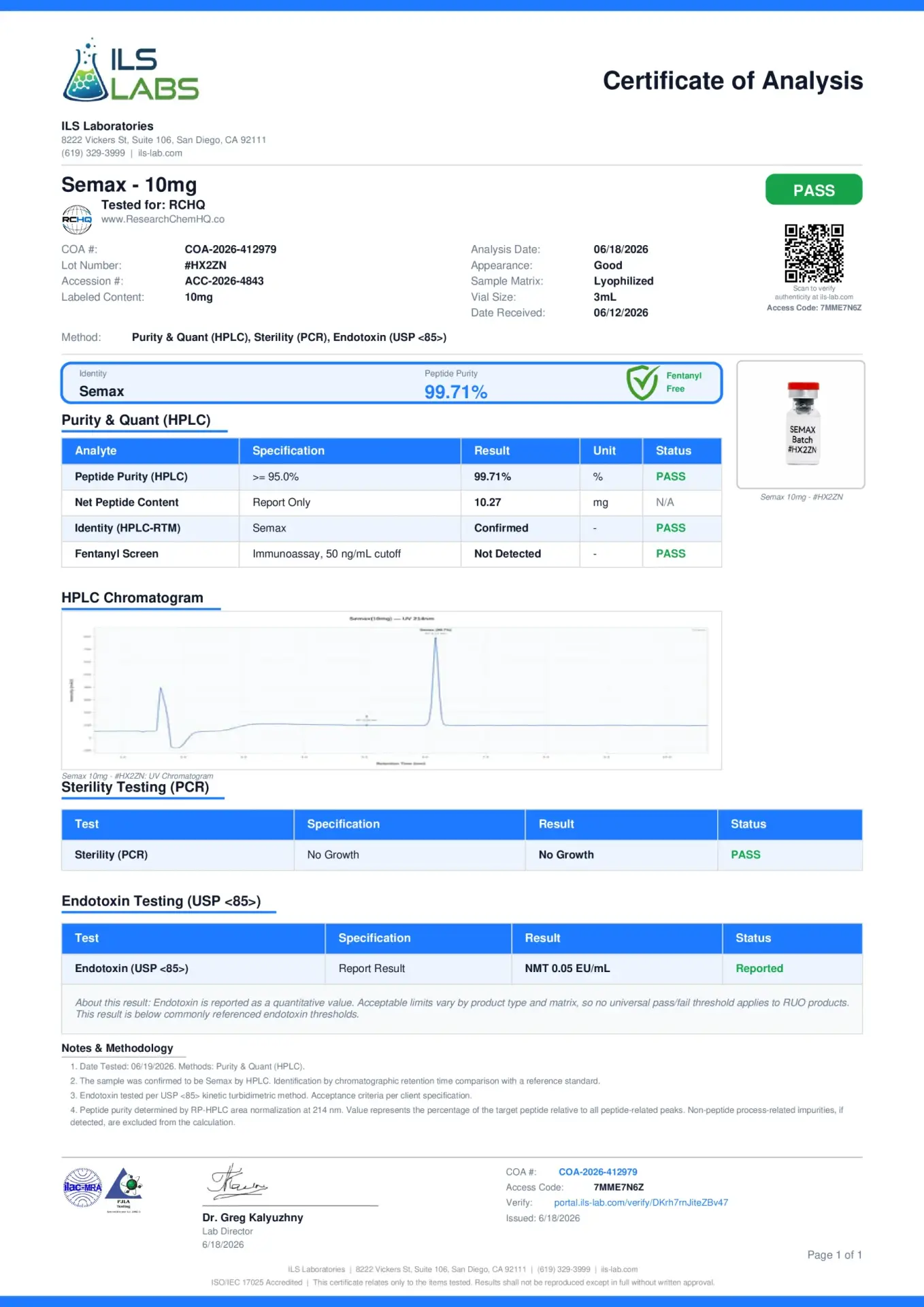 Semax June COA